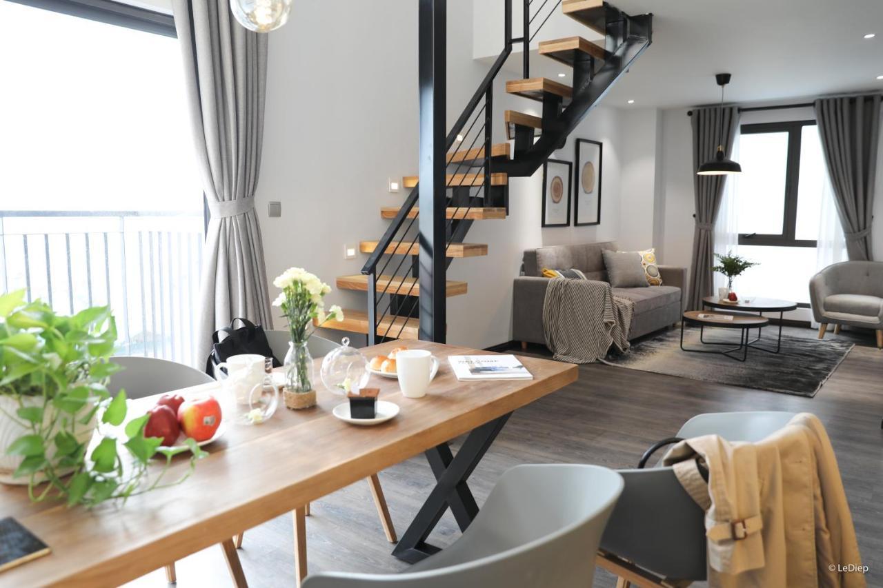 Gardenia Bich Cau Aparthotel Hanoi Bagian luar foto